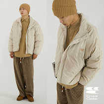 (ChaoWOO Exclusive) CryingCenter 3C crescent small logo short stand bread cotton clothing