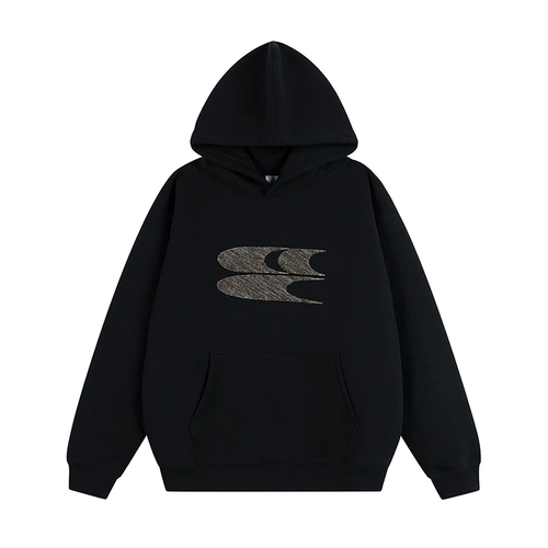 CryingCenter Демисезонная классическая утепленная толстовка, услуга «вышивка логотипа»