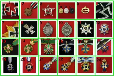 World War I period badge Commemorative medal Medal series I Zellingen Blue Horse Bavaria, etc