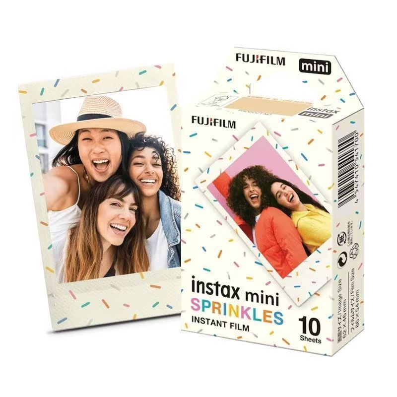 Fuji Instant Photo Paper White-Edged Photo Paper Mini12/Se/7+/8/9/25/90/11/40/Lace-Edged Photo Paper