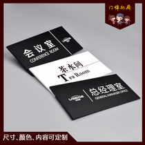 Office door plate customization acrylic room brand company Department General Manager room reminder card creative house plate customization