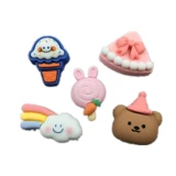 Crocs, пряжка для обуви, аксессуар, радужный ластик, DIY