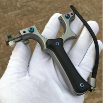Iron Man slingshot Feipeng integrated titanium alloy flat skin non-cold bending rotating outdoor actual combat high precision