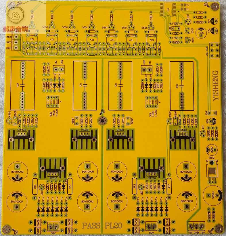 PASS 2 0 single end class A HIFI front class with relay volume PCB-Taobao