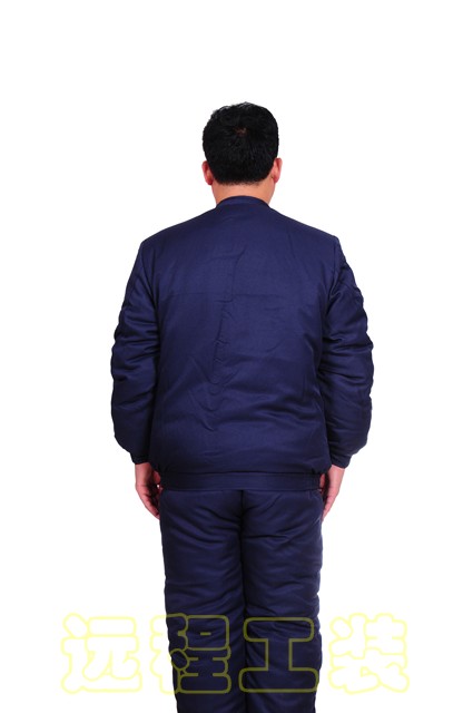 Mùa đông ấm áp dụng cụ dụng cụ bảo hiểm lao động Bảo quản lạnh bảo quản lạnh áo khoác bông Áo khoác công sở quần áo nam và nữ - Trang phục Couple áo khoác bomber