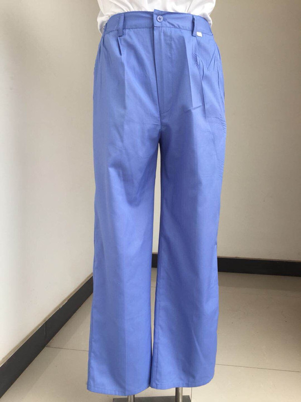 Light Blue Summer Work Pants, Universal Light Blue-Gray Worker Special Price Labor Protection Workwear Single Pants, Factory Uniform for Men and Women Light Blue Summer Work Pants, Universal Light Blue-Gray Worker Special Price Labor Protection Workwear Single Pants, Factory Uniform for Men and Women