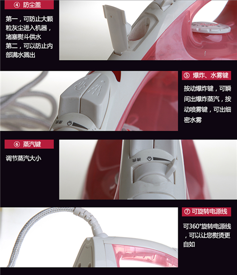 điện máy xanh bàn ủi Thượng Hải Red Heart Iron Steam Máy điều nhiệt cầm tay Treo Bàn ủi khô và ướt RH218 máy là quần áo