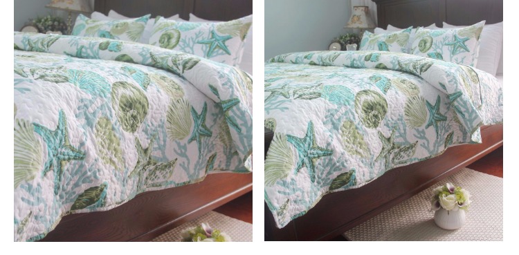 Dệt phong cách Mỹ cung điện gió quilting bởi ba bộ quilted giường bìa đôi điều hòa không khí là mùa hè mát bao phủ chăn giải phóng mặt bằng