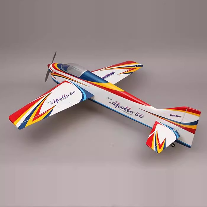 Flying Seventh Generation Apollo 50 Level F3A Remote Control Model Airplane Balsa Wood Fixed-Wing Stunt Aircraft Dual-Purpose (Gasoline/Electric)