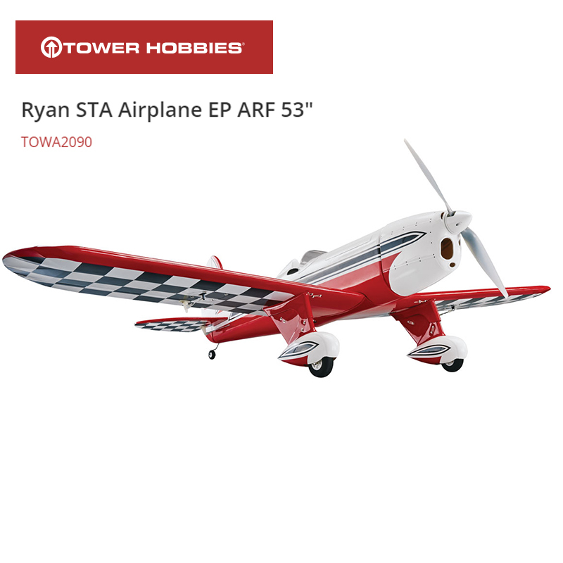American Tower Hobbies: Ryan Sta 40-50 Level Electric Balsa Wood Model That Looks Like a Real Plane