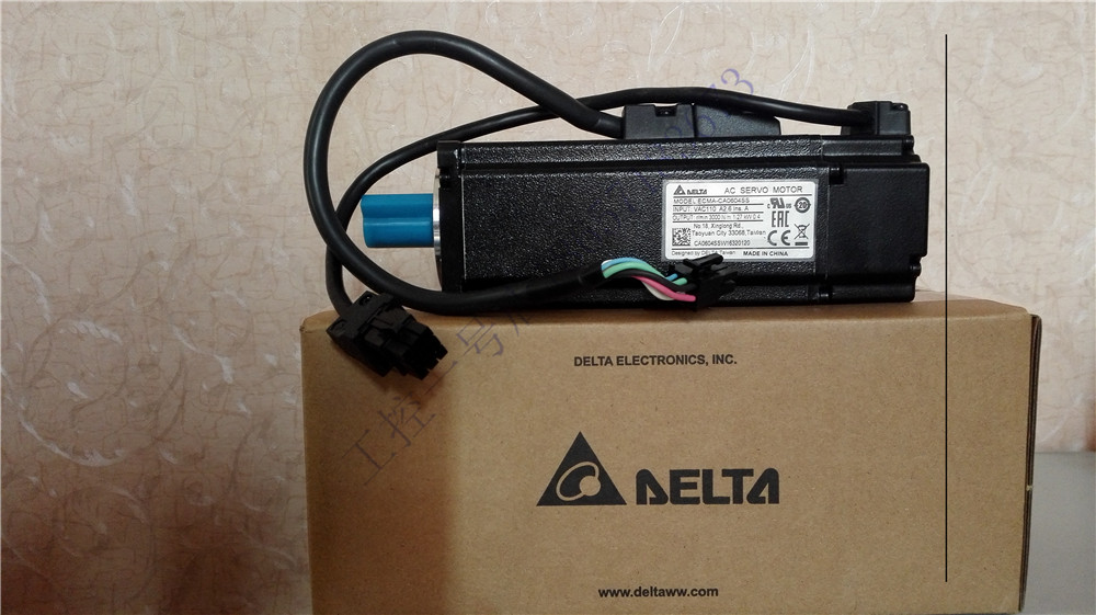 Original Taiwan Delta servo motor ECMA-C20804S7 400W with brake warranty for one year