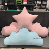 Pro-skin soft SwanLace preferred soft cotton INS Childrens room decoration Cloud Diddle Stars Loving Cuddle to Pillows