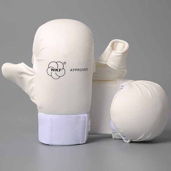 Karate gloves for adults and children white