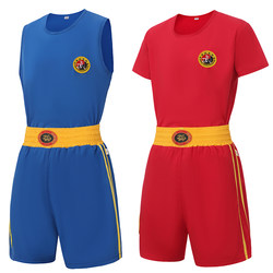Children's Boxing and Martial Arts Clothing Set for Boys and Girls, Professional Fighting Clothing for Competitions and Training, Free Fighting, Adult Martial Arts Clothing