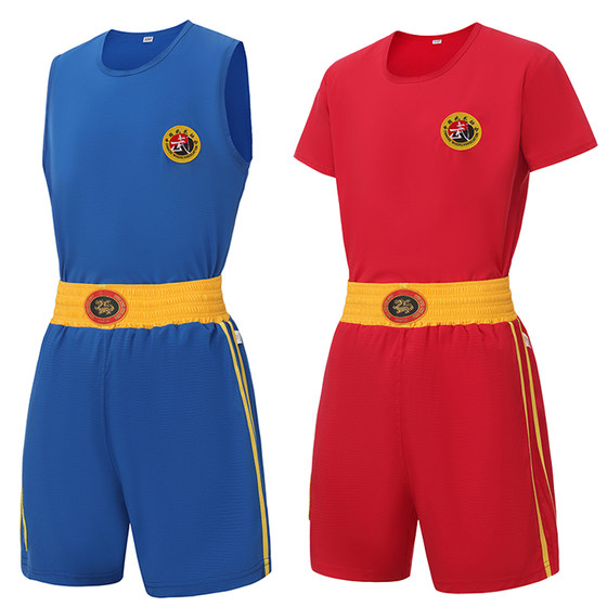 Children's boxing and Sanda suit for boys and girls, professional fighting suit, competition training, free fighting adult martial arts suit
