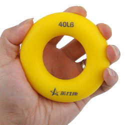 Silicone Grip Rings Hand Grip Strengthener Exercise Ball Fitness Grip Strengthener Stroke Rehabilitation Training Finger Training