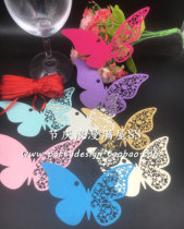 Blessing card message card holiday card wishing card butterfly party decoration card 50 a pack