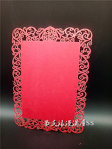 Hollow wedding table card creative table card wedding banquet seat card European style card wedding seat card customized 10