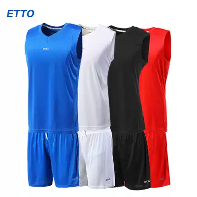 Training suit etto English football uniform basketball sportswear sleeveless T-shirt quick-drying Jersey sports suit