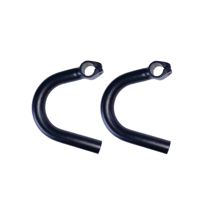 Bicycle Auxiliary Handlebar Rest Handle, New Model for Mountain Bike Modification, Road Bike Curved Handlebar Heightening Aluminum Alloy Handle