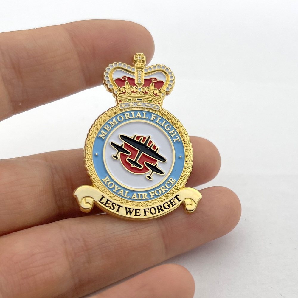 British Royal Air Force Air Force One Memorial Chapter ~ Commemorates the World War II Badge ~ Army Chapter Collection PIN