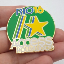 2016 Rio Olympic Badge Media ACCESS HOLLYWOOD Commemorates Chapter PIN