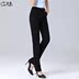 Quần mới mùa xuân và mùa thu quần quần Casual Pants nữ cao đàn hồi Tây quần Professional làm việc cao eo quần dài quần nhỏ 