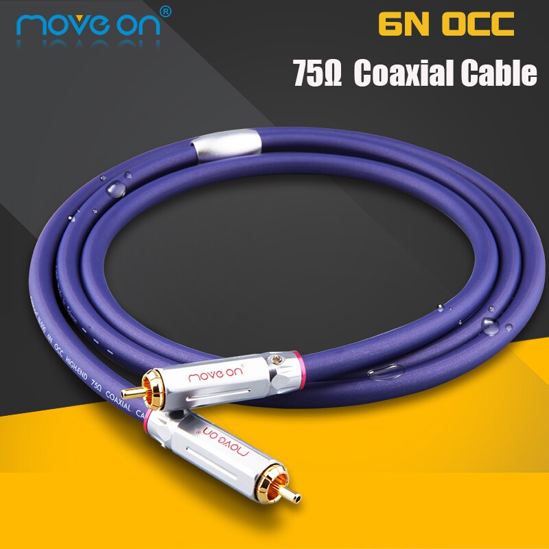 Move on Mufeng N500 6N single crystal copper OCC digital audio 75 Euro CD decoding SPDIF digital coaxial cable