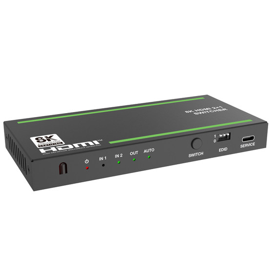Mingchao HDMI 2 in 1 out 버전 2.1 8K Apple/PS5/XSX 오디오 분리기 4K120Hz 광섬유 3.5