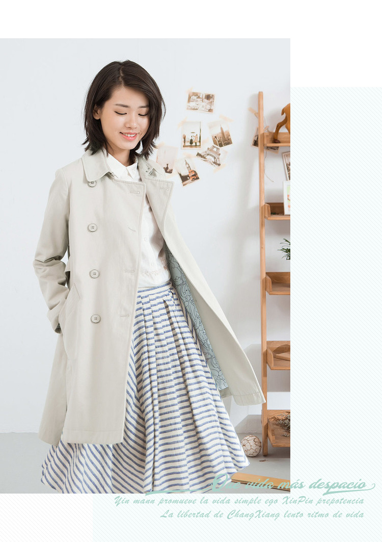 Trench pour femme INMAN   en Coton - Ref 3226407 Image 42