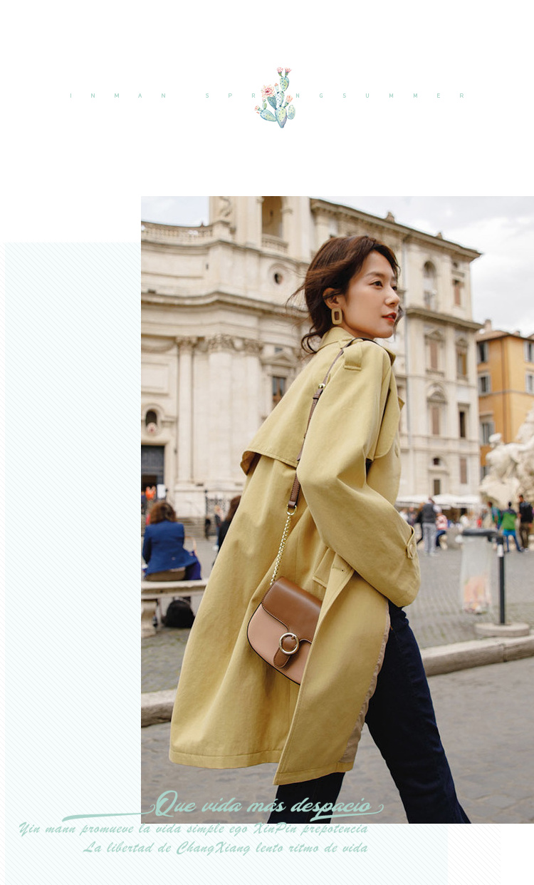 Trench pour femme INMAN   en Coton - Ref 3226018 Image 38