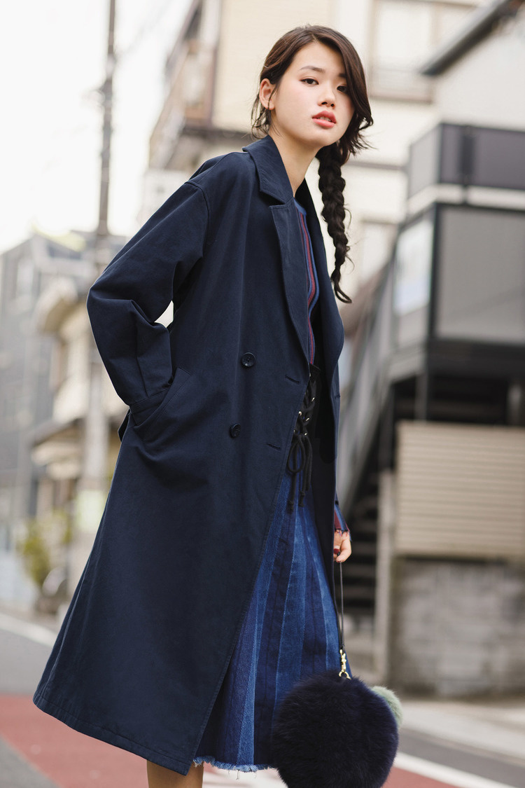Trench pour femme INMAN   en Coton - Ref 3226919 Image 22