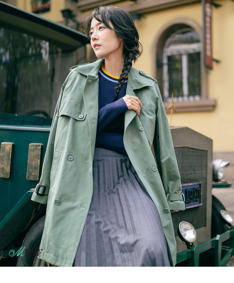 Trench pour femme INMAN   en Coton - Ref 3227347 Image 47