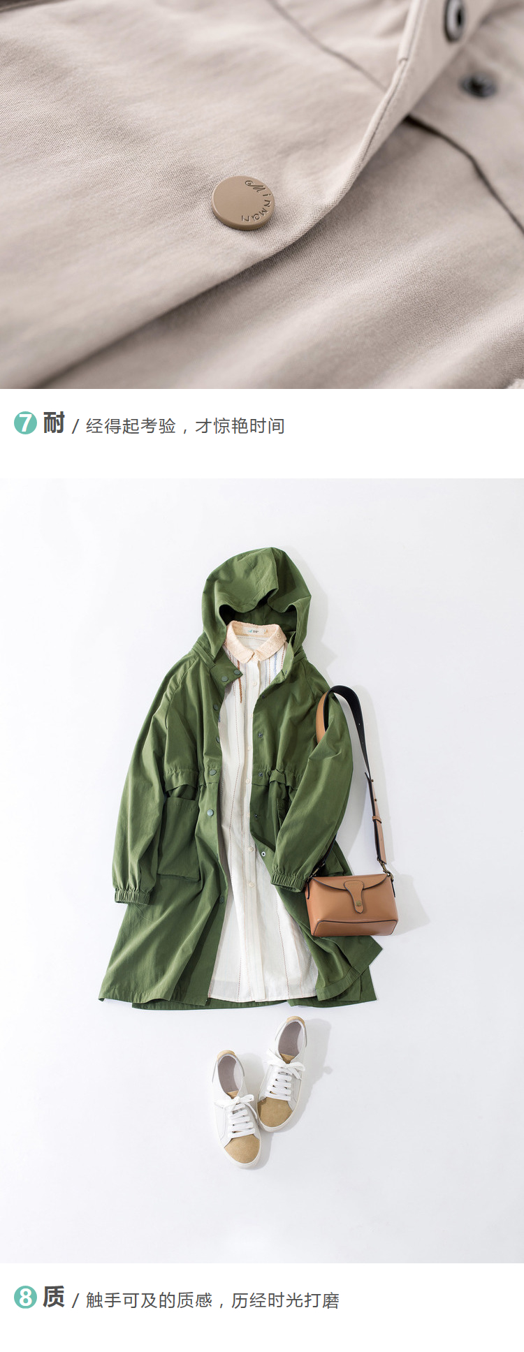 Trench pour femme INMAN   en Coton - Ref 3226326 Image 43