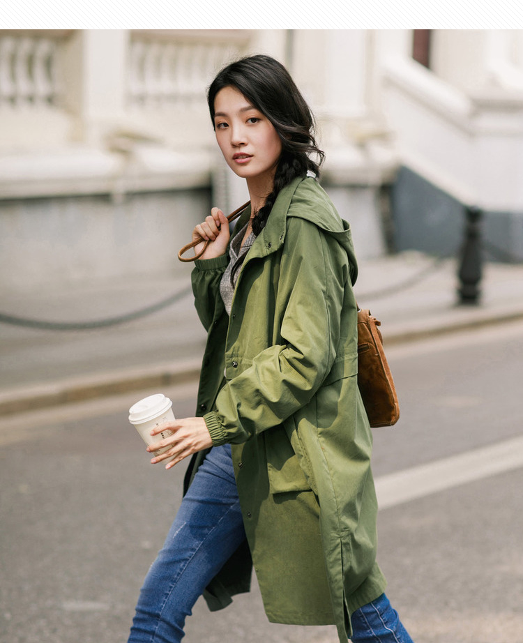 Trench pour femme INMAN   en Coton - Ref 3226326 Image 36