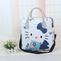 Spring and summer lovely travel bag waterproof hand travel bag for men and women PU luggage bag single shoulder inclined satchel for tourist boarding