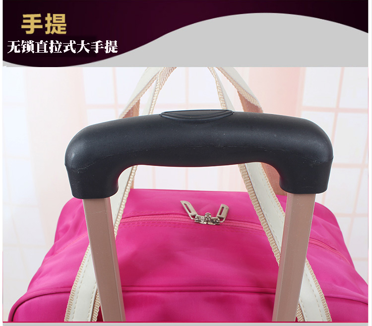 Phiên bản tiếng Hàn của xe đẩy túi du lịch túi xách tay nữ túi hành lý không thấm nước dung lượng lớn túi xách tay nam du lịch ngắn túi du lịch nữ loại nhỏ
