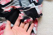 Light luxury old F Ye fungus curl edge celebrity sense hanging shirt has large size multi-color