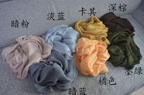 70% silk double layer sandwich quicksand soft long towel multicolor