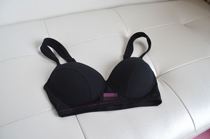 Vest sports bra no steel ring comfortable cotton spandex black