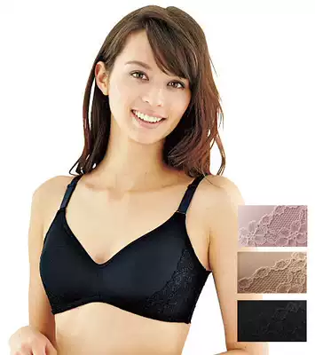 Daily single 3D zero pressure no rims No rims underwear breathable light cup bra has a large size 3-color new product