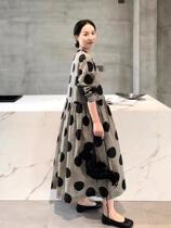 Love to die Uma big wave dot dress super super super light as the cotton lady of the cicadas is cool and fast 