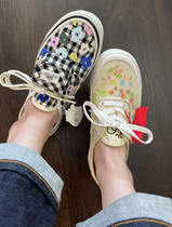 Wear the spring on your feet ~ hand-painted graffiti ultra-tender joint casual board shoes men and women with the same batch of positive goods