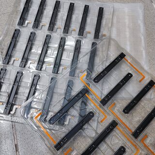 Ns oeld host original repair accessories host slide rail metal slide switch oled left and right slide rails