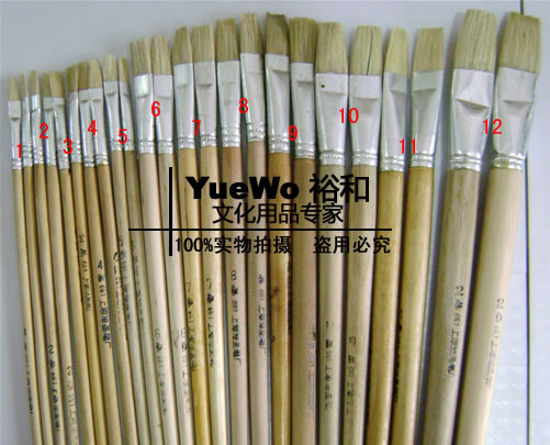 (YueWo-yu and) Oil paintbrush 2 # Industrial-Taobao
