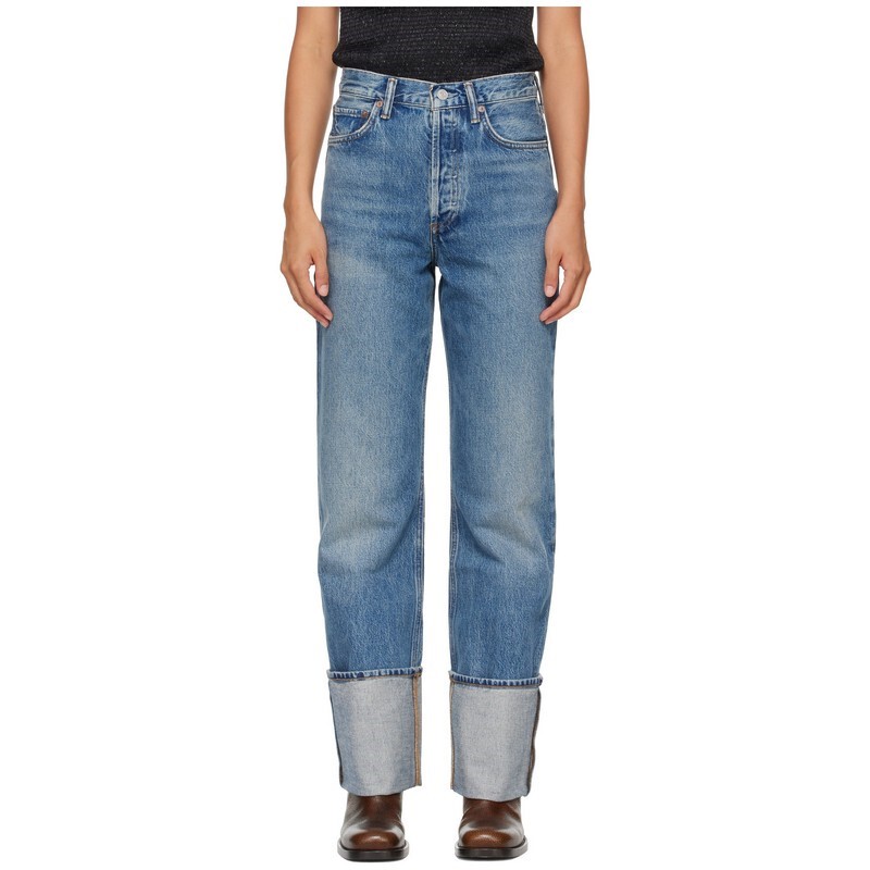 Agolde/Women's Distressed Blue Jeans 261009Ss1307