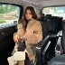 Lin Shanshan cô gái ngông cuồng nhất của phụ nữ khí chất cổ áo hải quân Tuscan lông lông phụ nữ - Faux Fur