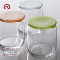 Ishizuka Nitrate Japan imported glass jar transparent sealed jar Birds Nest bottled yogurt birds nest with lid honey jar