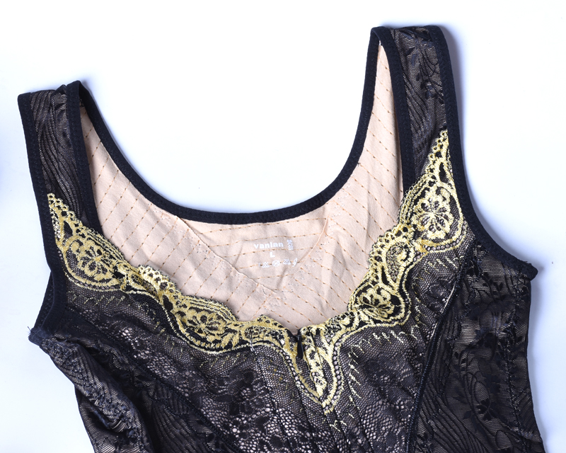 Lớp trong khay cotton bộ sưu tập ngực phó sữa bụng phẳng góc ba điểm cơ thể định hình corset sau sinh corset đồ lót ren gợi cảm