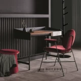 Дизайнерская индивидуальная итальянская простая домашняя железная столовая кресло для переговоров по переговорам по переговорному стулу моделя Комната Кофейня Стул